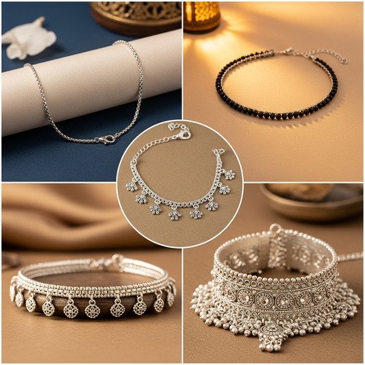 Top 5 Silver Anklet Designs Every Indian Woman Should Own