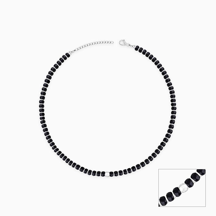 Black & Silver Premium & Elegant Anklet For Women