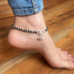 Black & Silver Premium & Elegant Anklet For Women