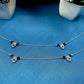 925 Sterling Silver Black Bead Anklet for Women – Elegant Daily Wear Payal